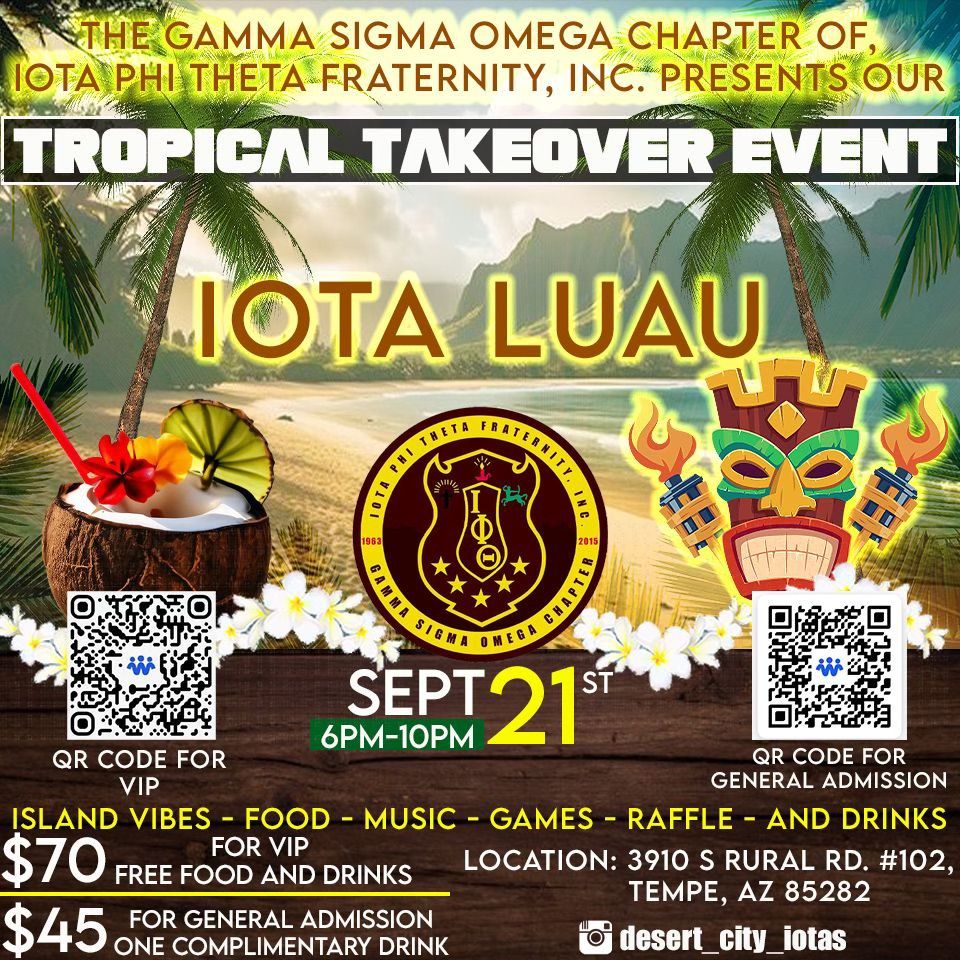 Iota Luau \ud83c\udf3a\ud83c\udf34\ud83c\udff9