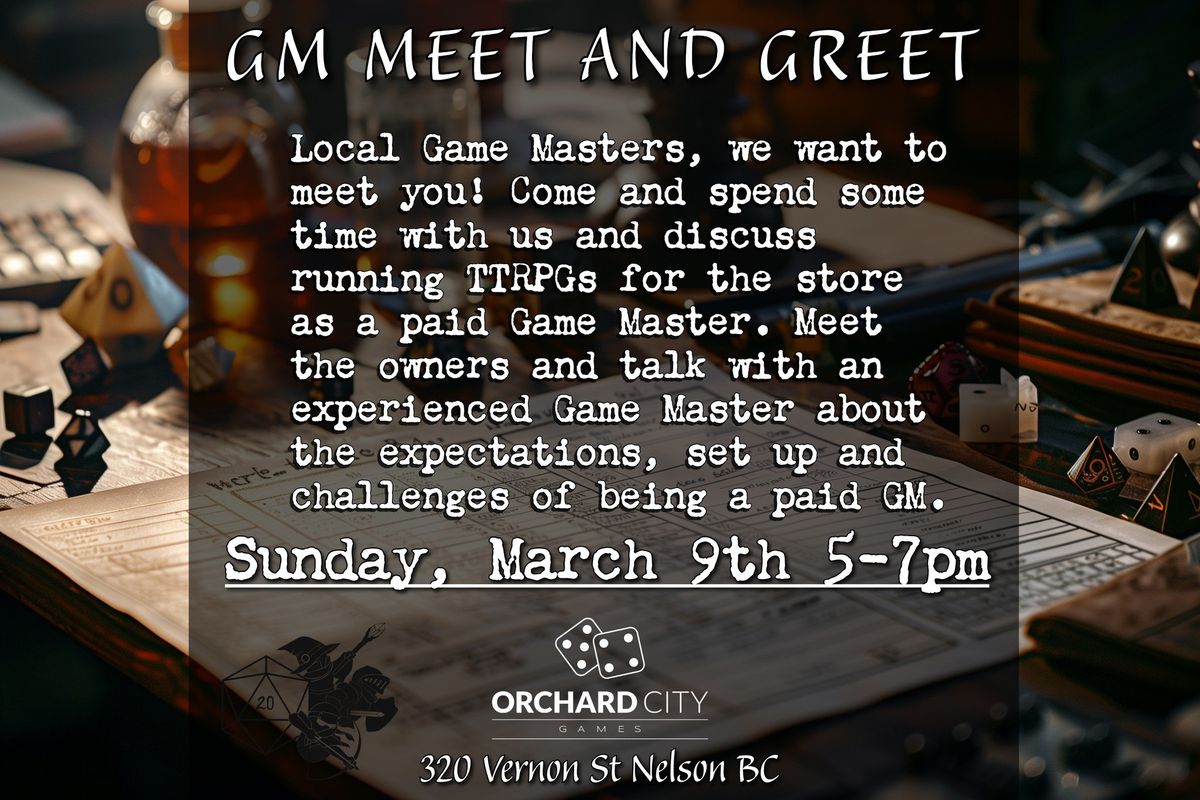 GM Meet and Greet