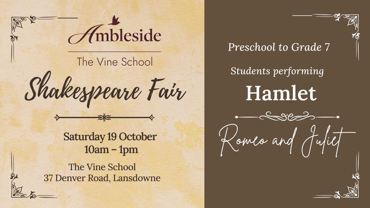 Shakespeare Fair