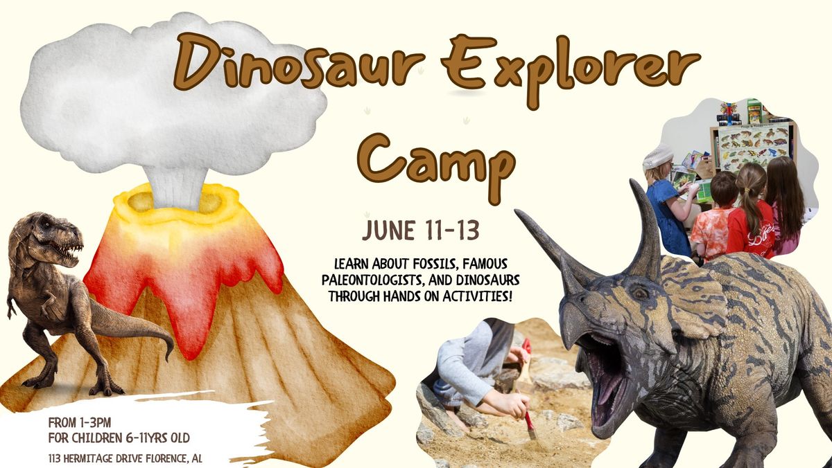 Dinosaur Explorer Camp - 6-11yr olds