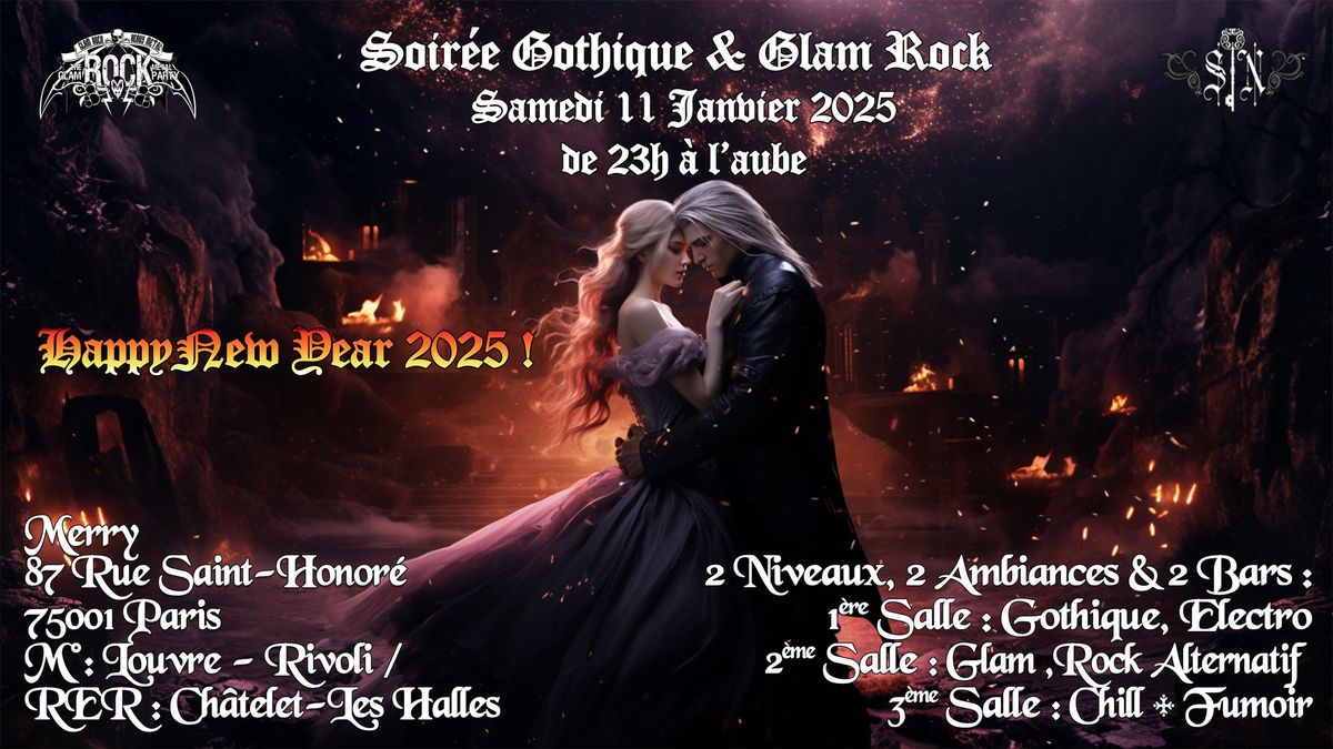 Soir\u00e9e Gothique & Glam Rock au Merry : 2 Ambiance ! 