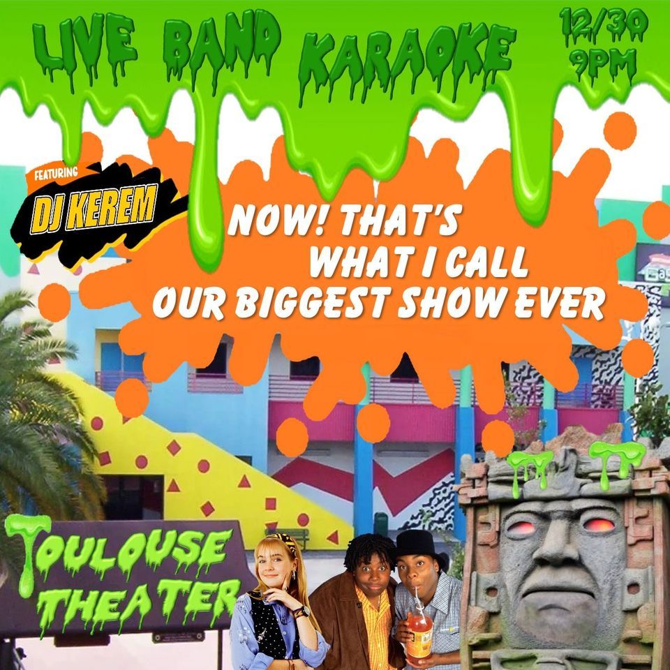 NOW! Thats What I Call a Karaoke Band!, Toulouse Theatre, New Orleans