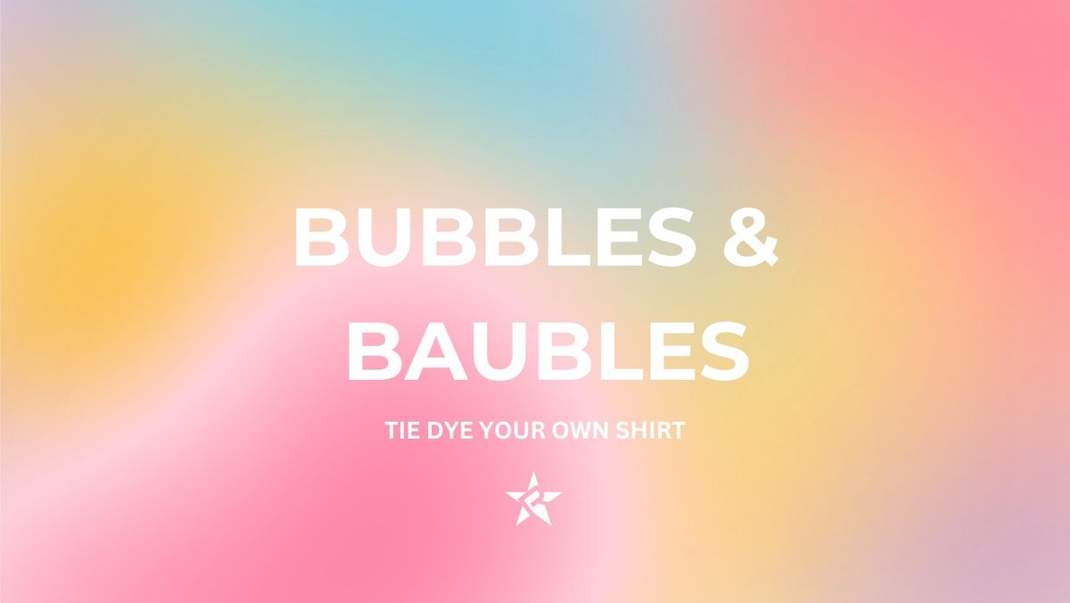 Bubbles and Baubles: Tie Dye Your Own Shirt