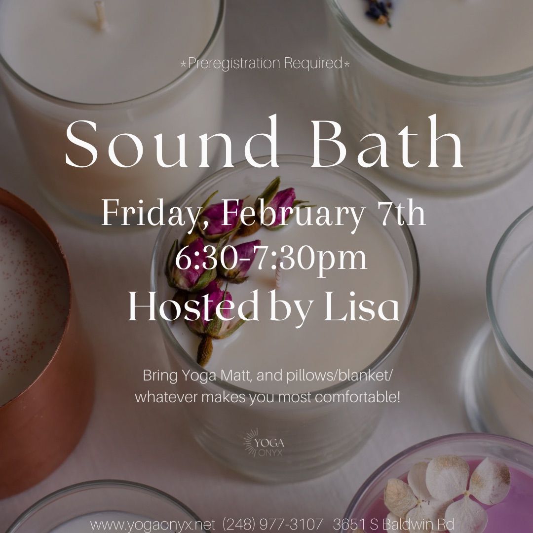 Sound Bath with Lisa