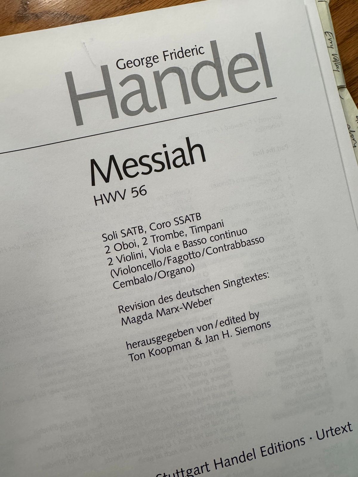 Handel Messiah Sing Along