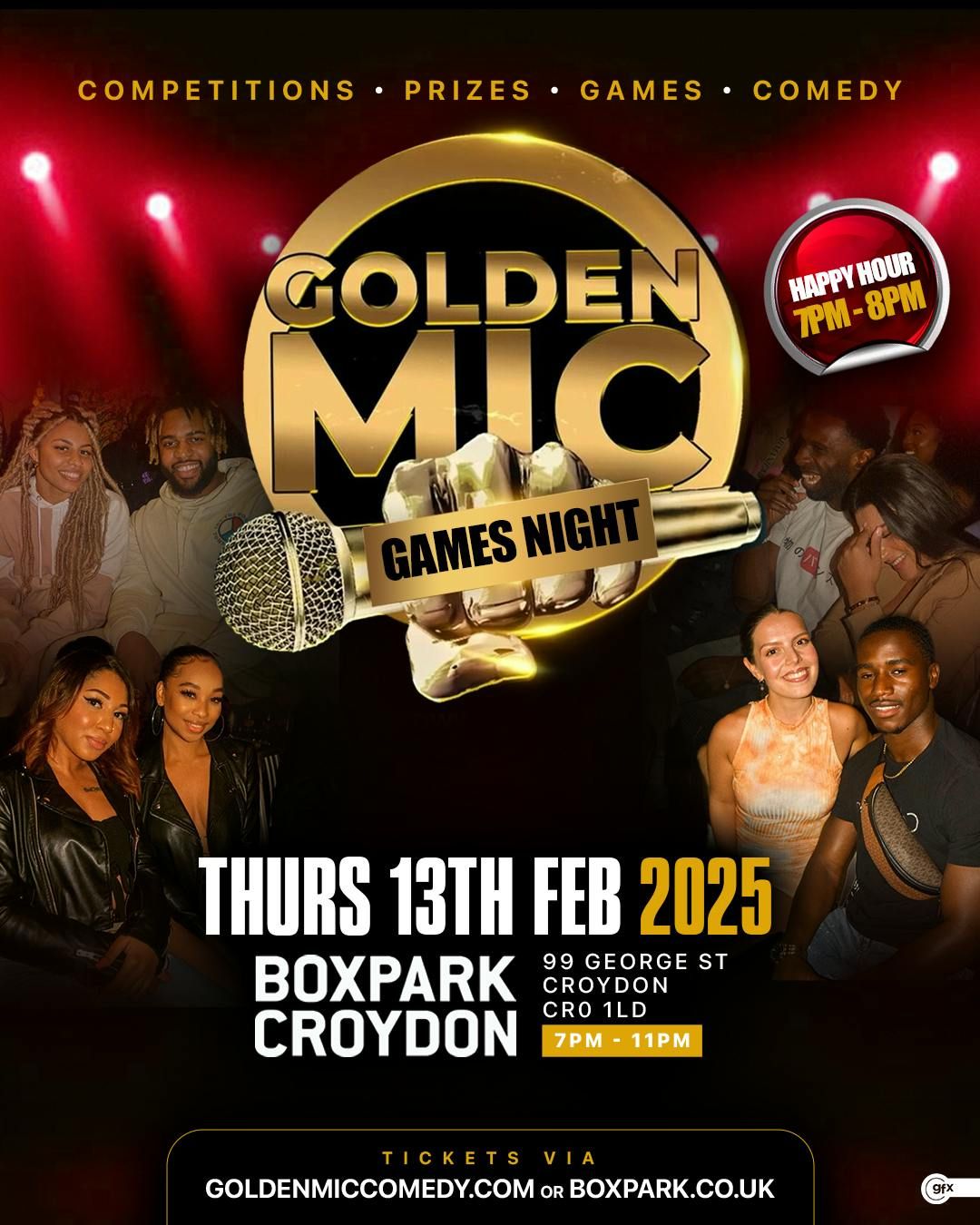 GOLDEN MIC GAMES NIGHT