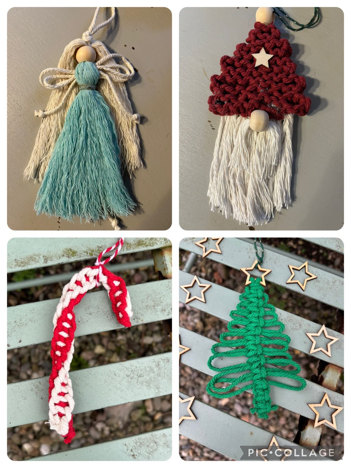 Macrame Christmas Decorations