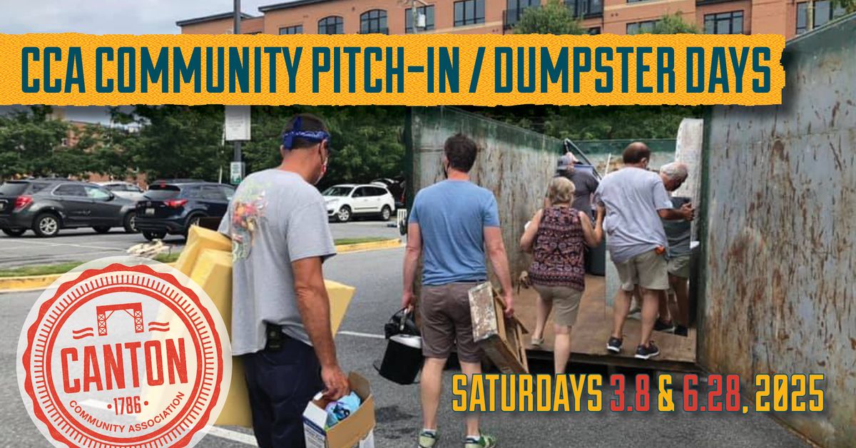 CCA Community Pitch-in & Dumpster Day 3.8.25