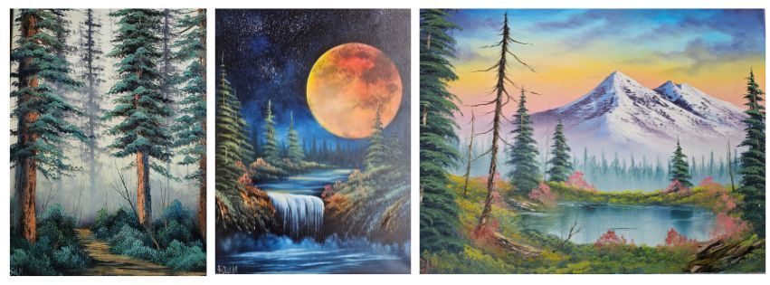 "Bob Ross" Style Painting Workshop