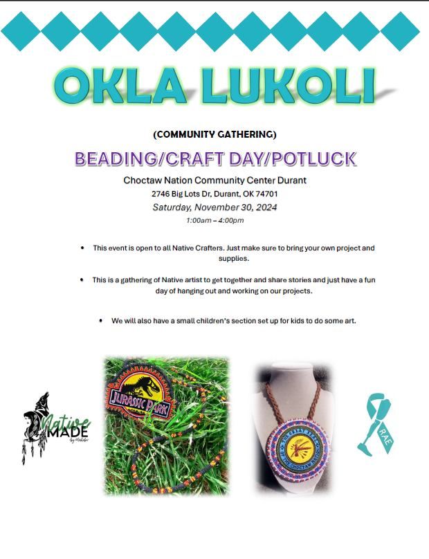 OKLA LUKOLI - NATIVE CRAFT DAY