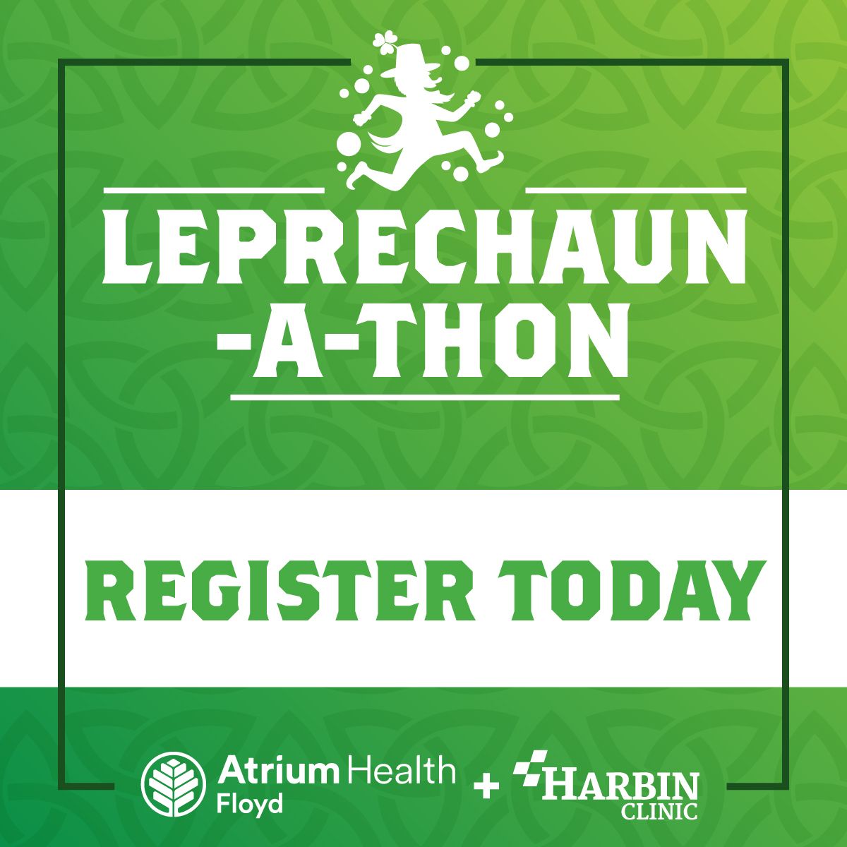 2025 Leprechaun-a-thon 5K and Health Walk presented by Atrium Health Floyd + Harbin Clinic