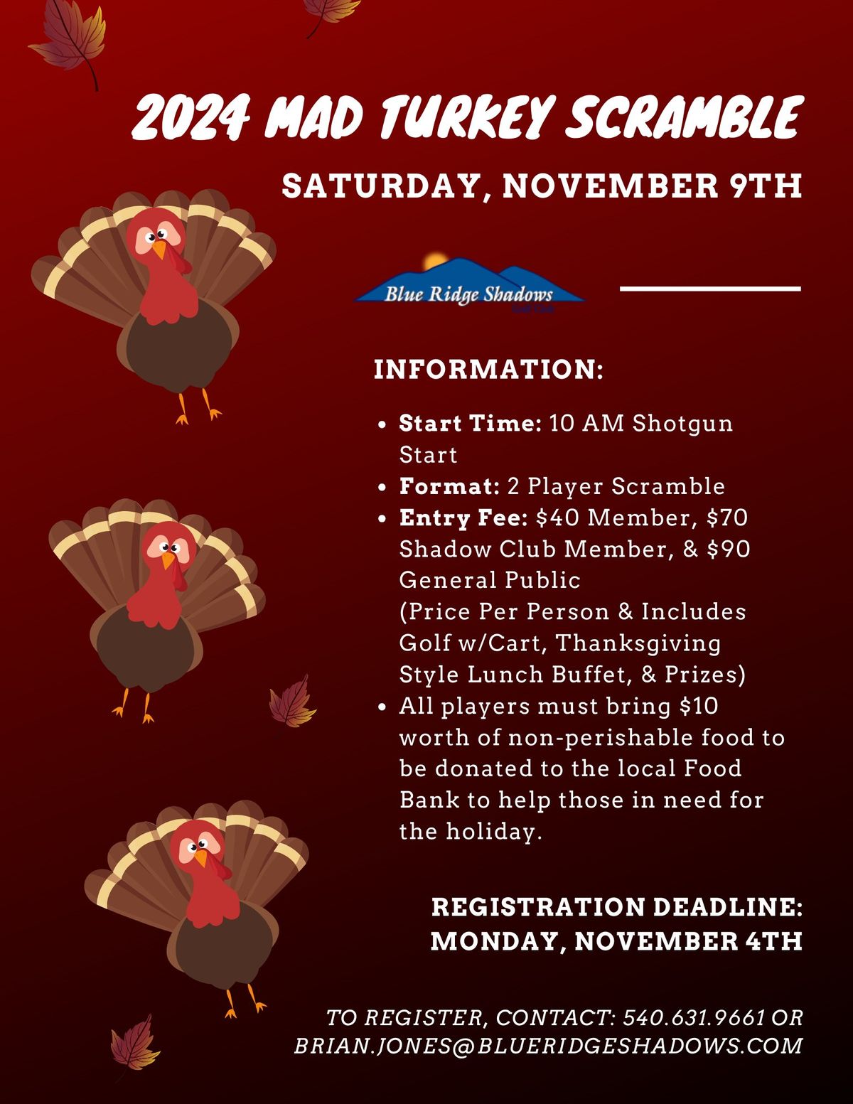 2024 Mad Turkey Scramble