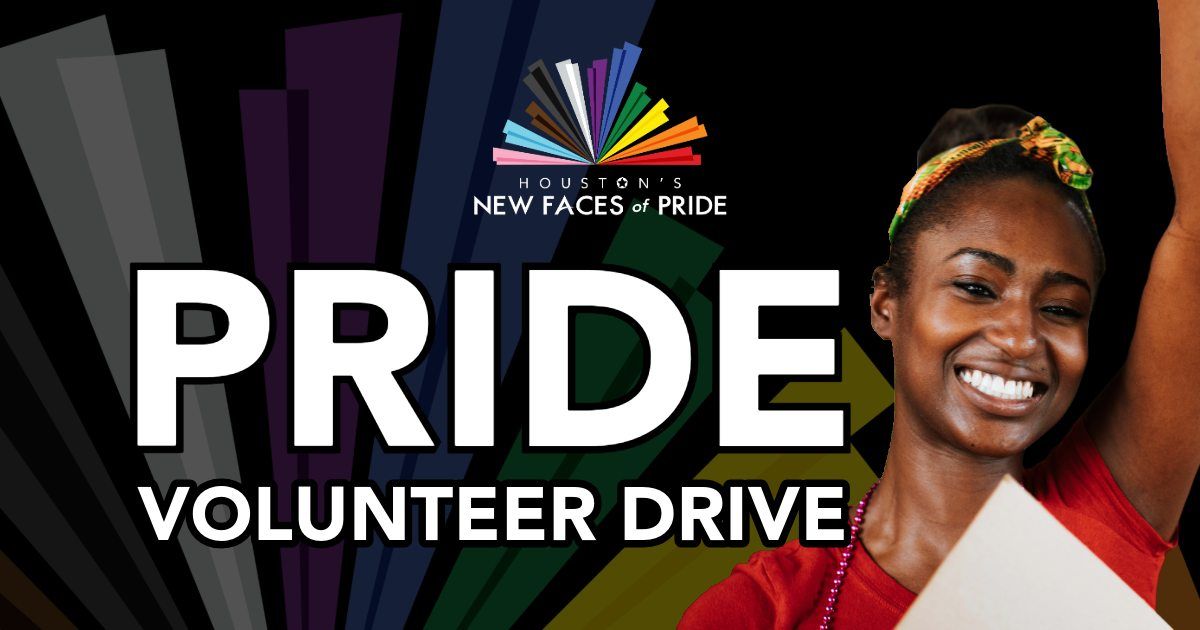 2024 Pride Festival and Parade Volunteer Drive