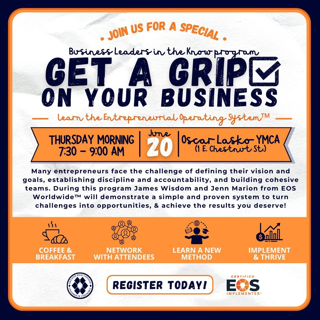 Get A Grip On Your Business With EOS\u2122