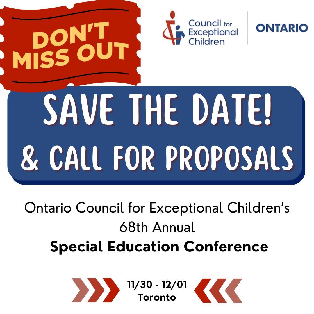 Ontario CEC Special Education Conference 2024