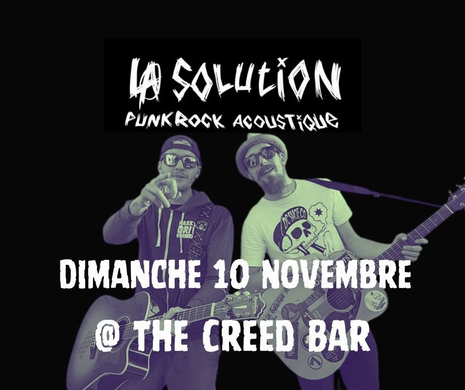 La Solution @ The Creed Bar