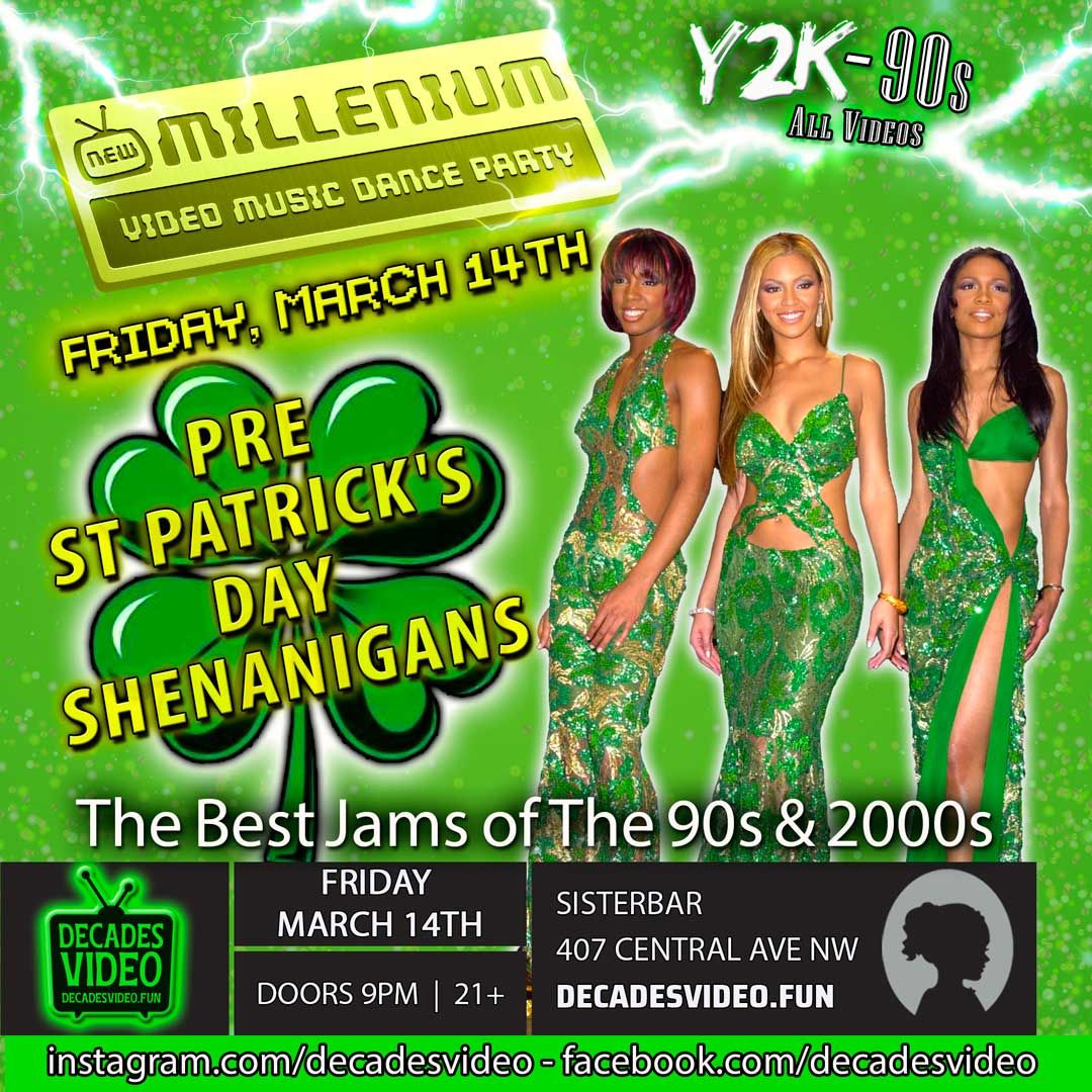 The Millennium Video Music Dance Party\u2026 Returns to Sister Bar