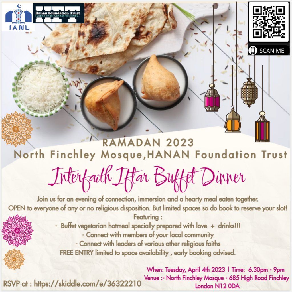 Interfaith Ramadan 2023 Iftar Buffet Dinner Event