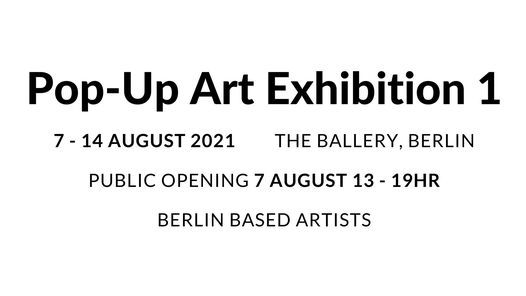 Pop-Up Art Exhibition 1 Opening