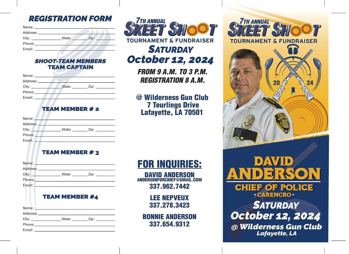 7th Annual Skeet Shoot Tournament & Fundraiser