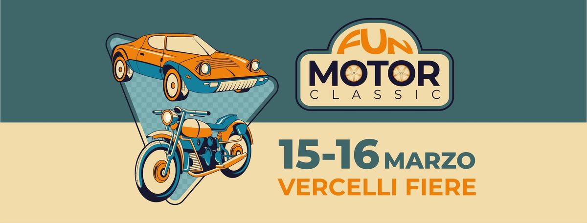 Fun Motor Classic \ud83d\ude97 La fiera delle auto e moto d\u2019epoca a Vercelli Fiere \ud83d\udc99