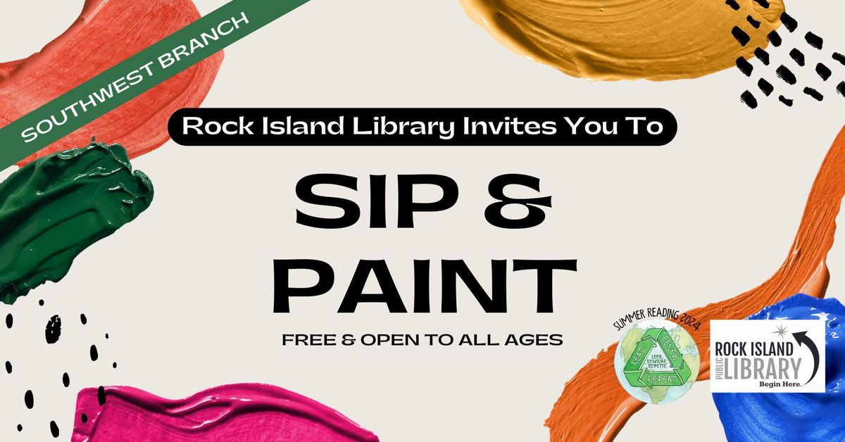Sip & Paint: An All Ages Paint Night! (Southwest Branch)