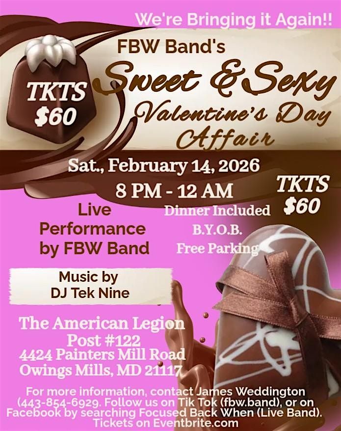 FBW Band\u2019s Sweet and Sexy Valentines Day Affair