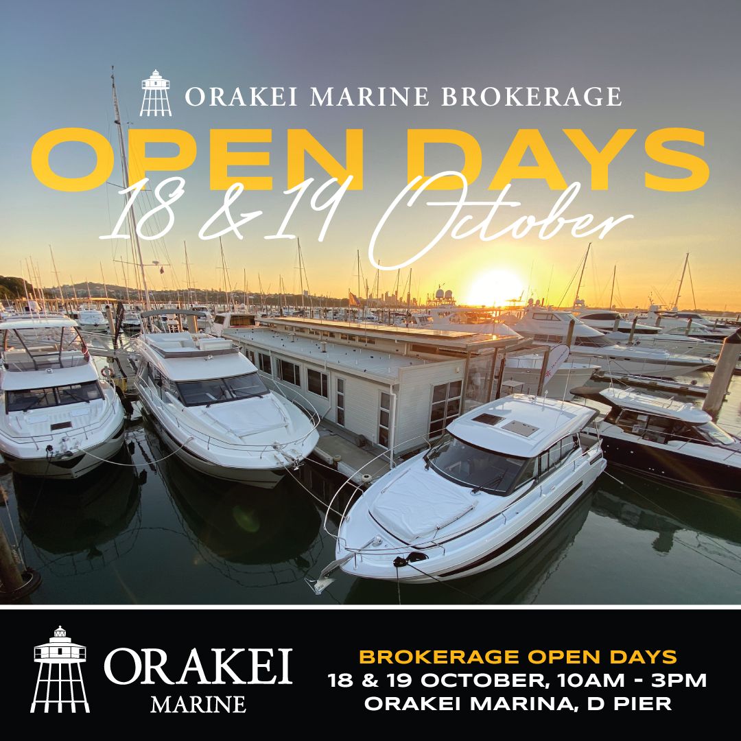 Orakei Marine Brokerage Open Days - 18 & 19 October