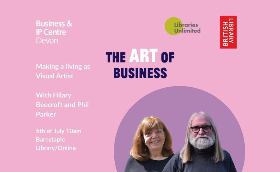 Making a Living as a Visual Artist, Barnstaple Library, 5 July 2022