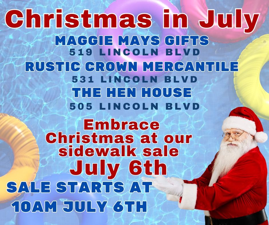 Christmas in July in Downtown Lincoln