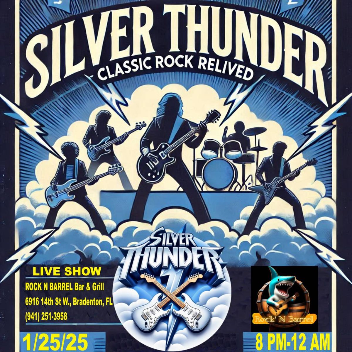 Silver Thunder Live at Rock N Barrel Bar & Grill