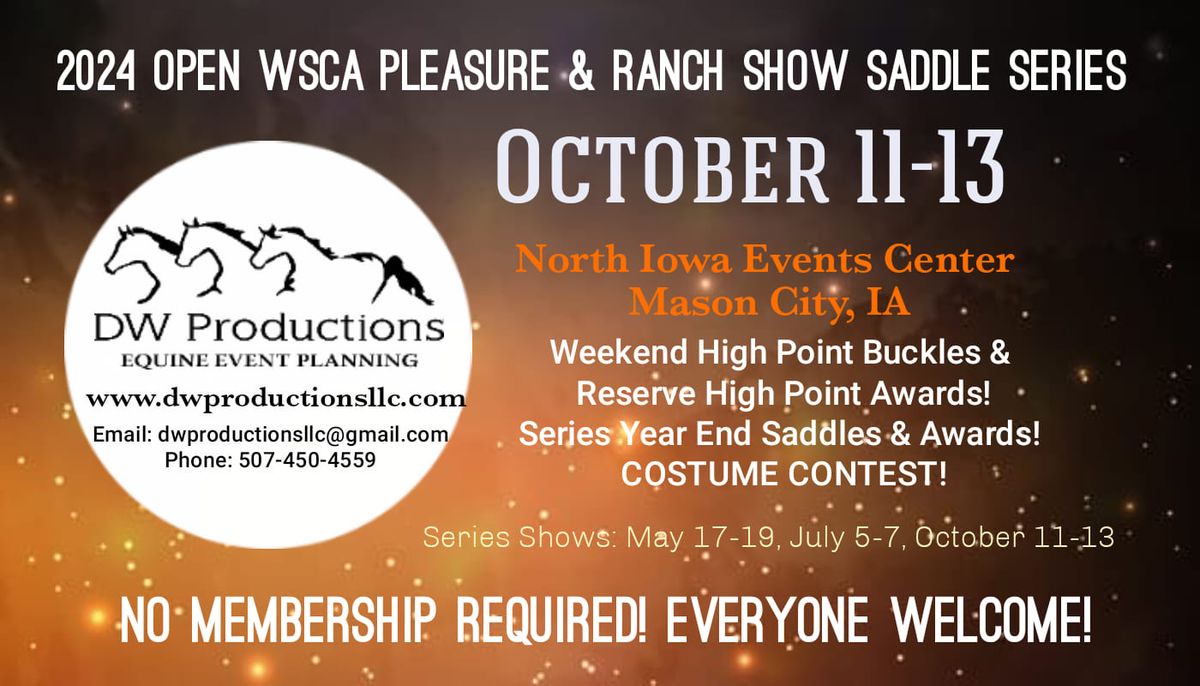 DW Productions October 11-13 WSCA Pleasure & Ranch Show