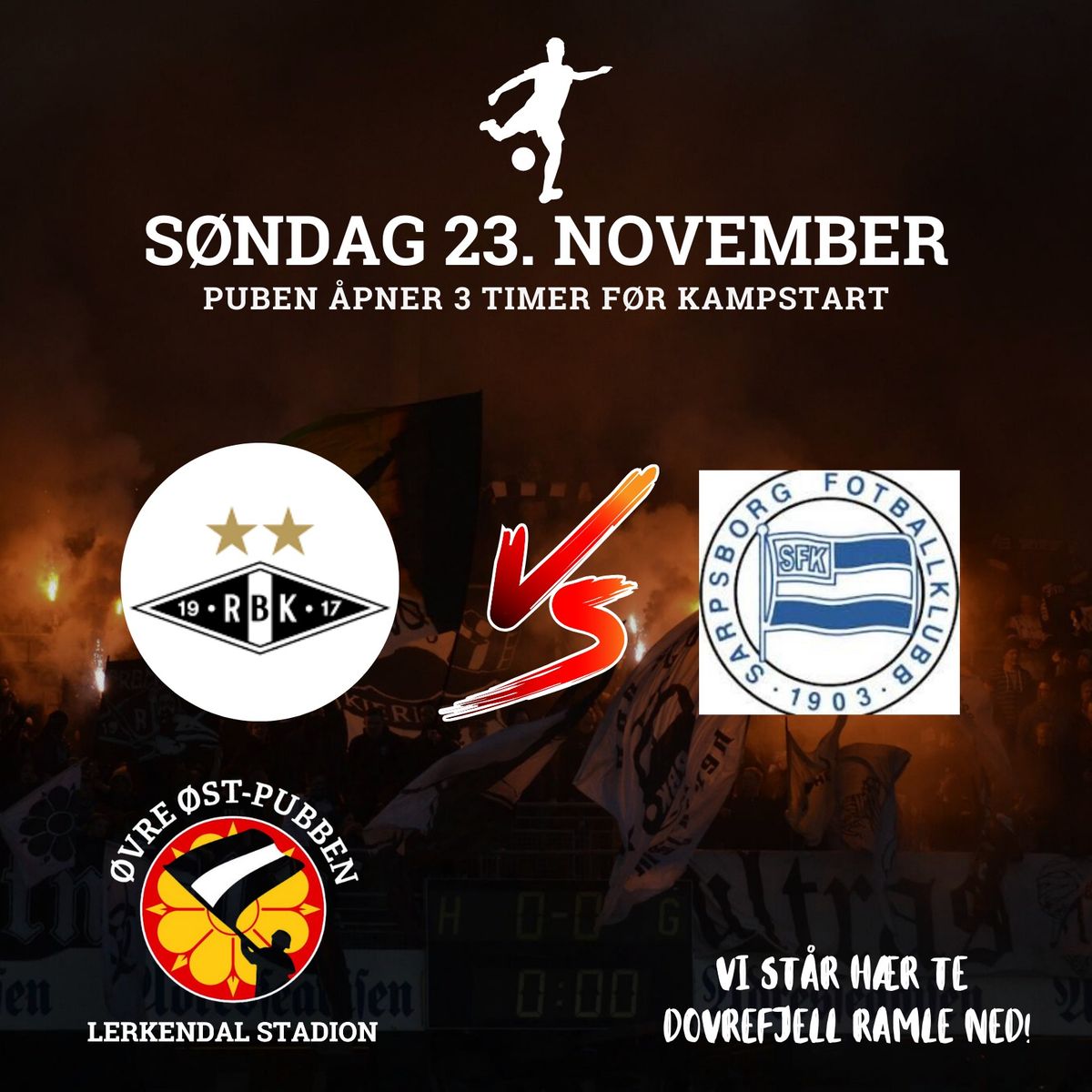 Hjemmekamp mot Sarpsborg p\u00e5 Lerkendal