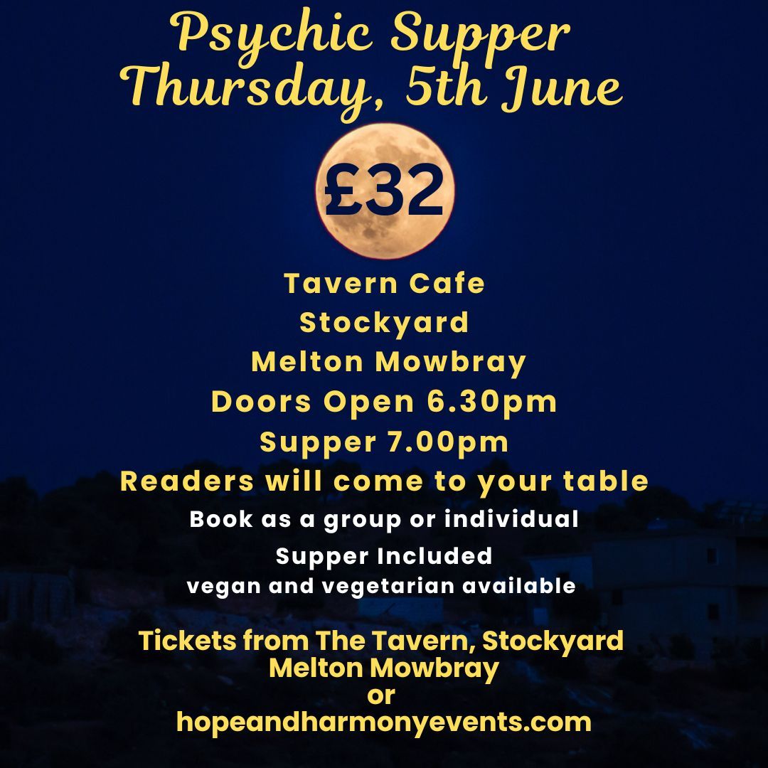 Tavern at Stockyard Melton Mowbray Psychic Supper