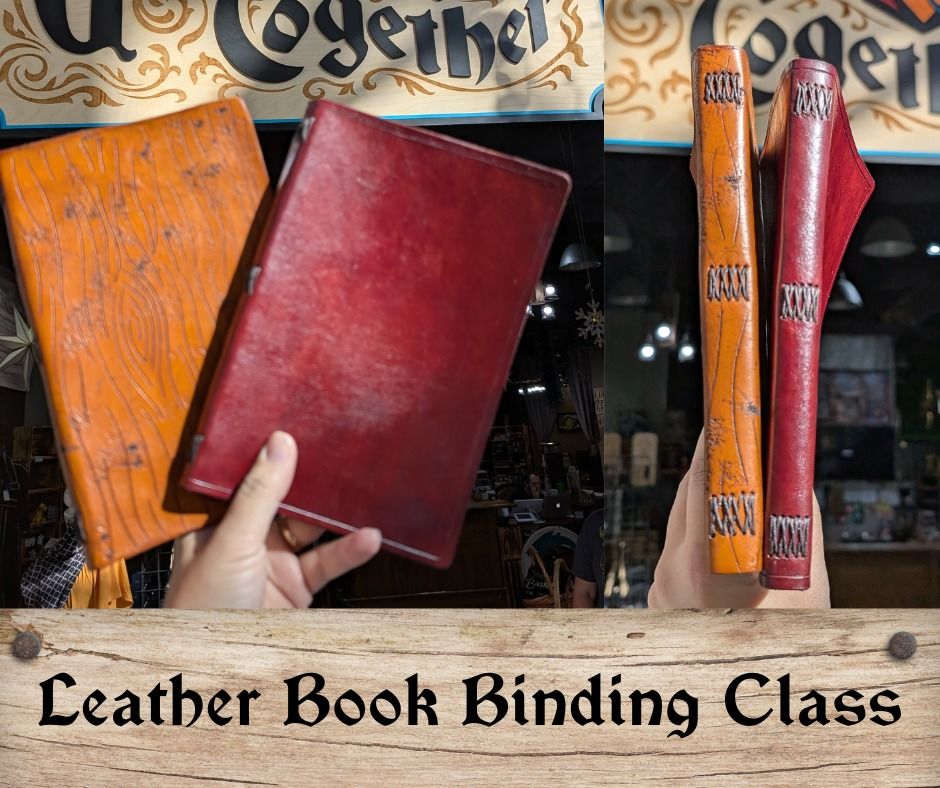 Leather Book Binding Class