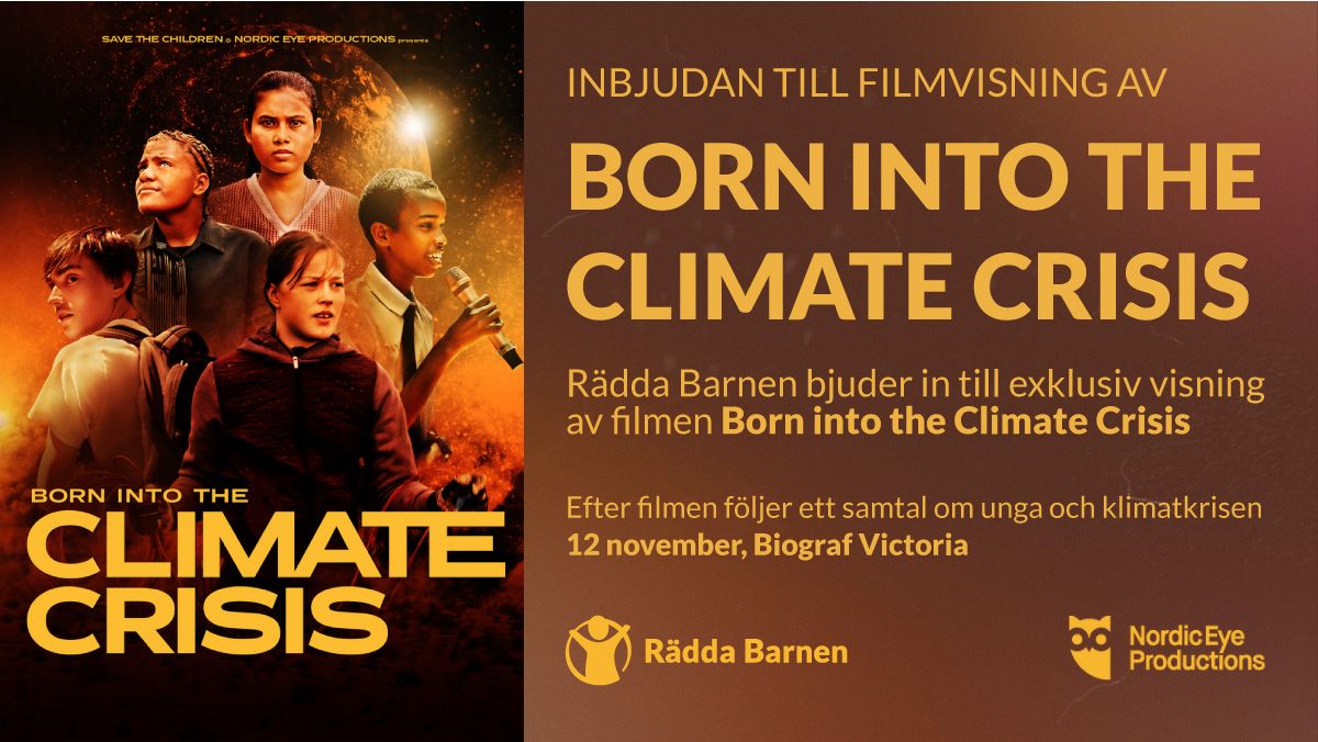 Biovisning av Born into the climate crisis