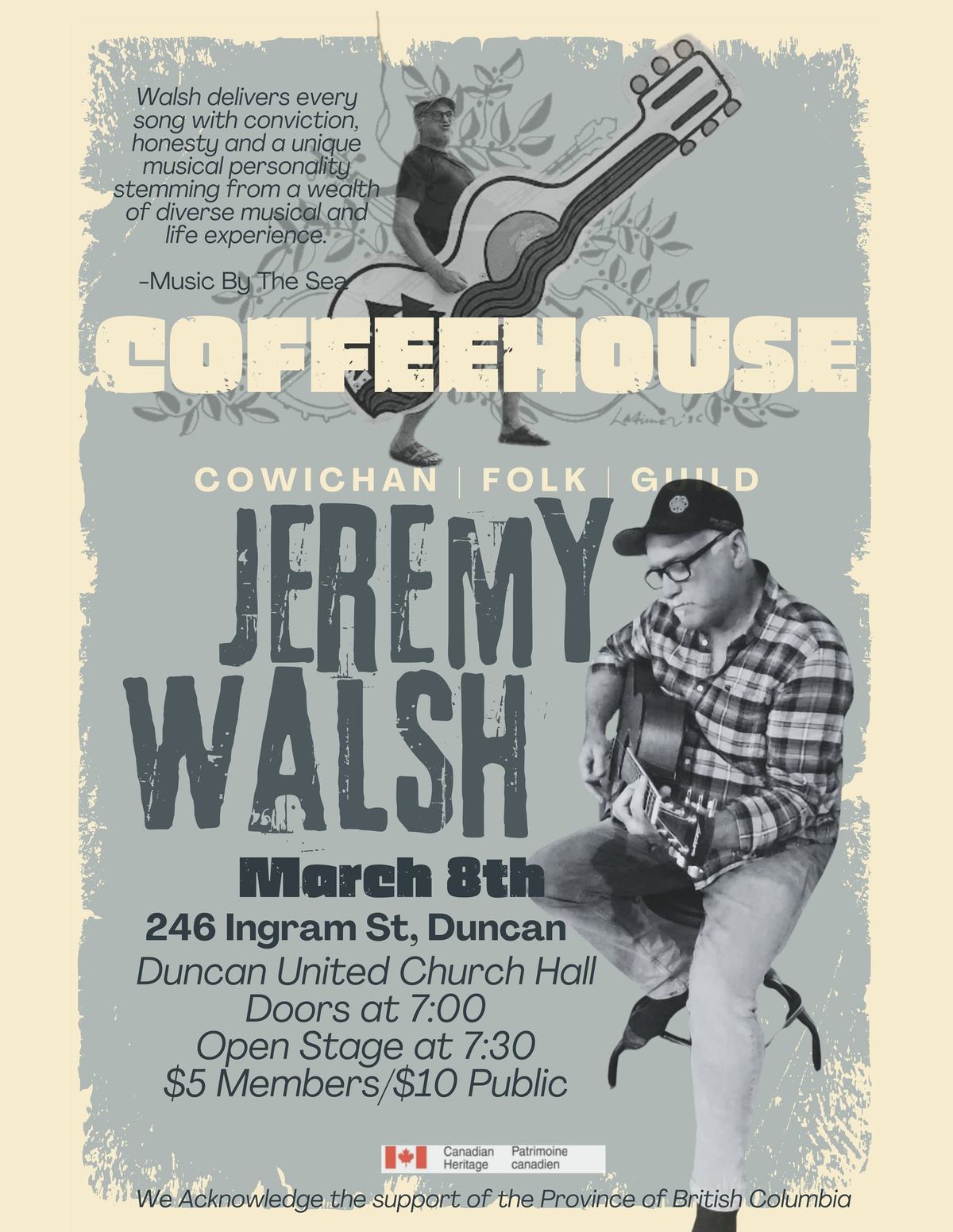 March Coffeehouse - Jeremy Walsh