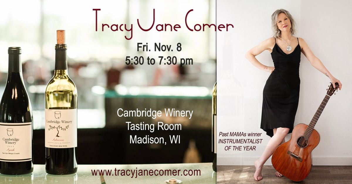 Tracy Jane Comer - solo @ Cambridge Winery Tasting Room (Madison)