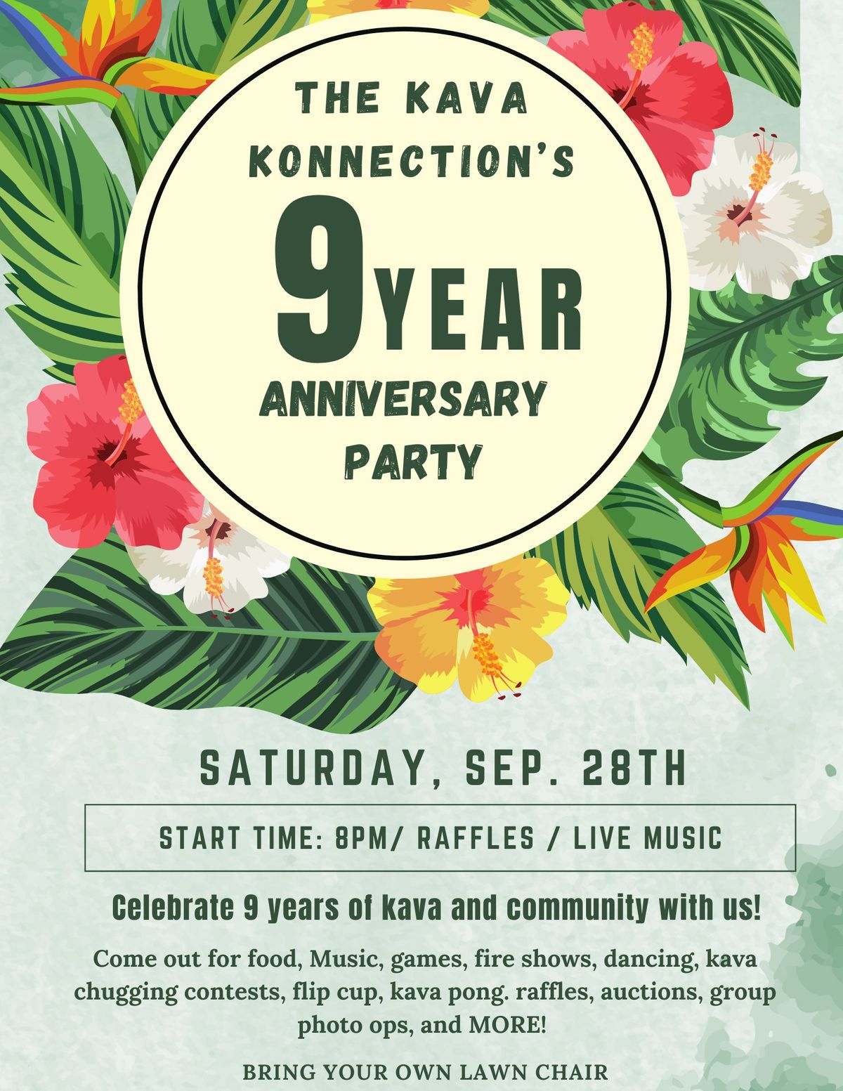 Kava's 9 Year Anniversary Party