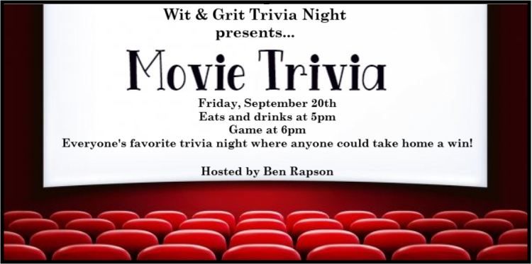 Trivia Night: Movies!