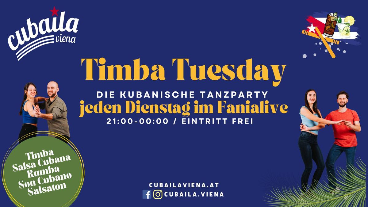 Timba Tuesday! Die kubanische Tanzparty Wiens