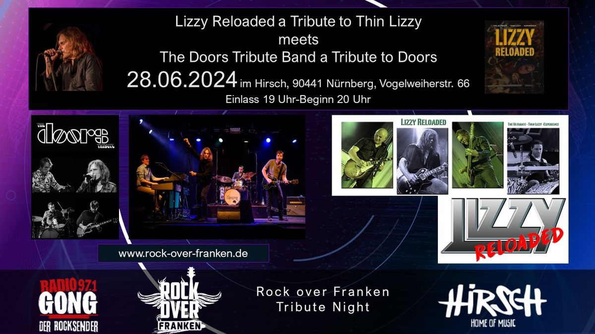 Lizzy Reloaded a Tribute to Thin Lizzy meets The Doorstributeband a Tribute to Doors Hirsch N\u00fcrnberg