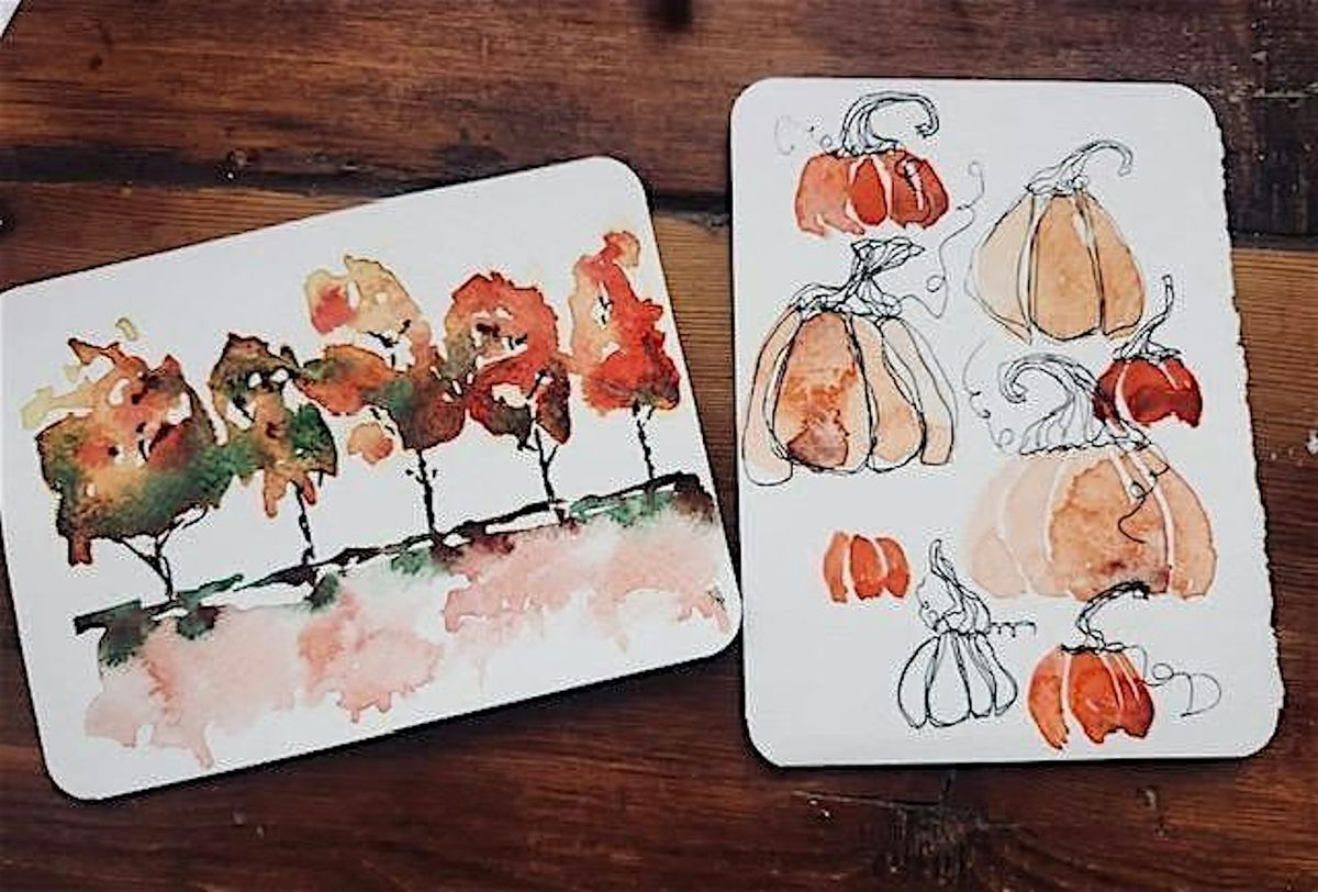 Fall Watercolor Greeting Cards