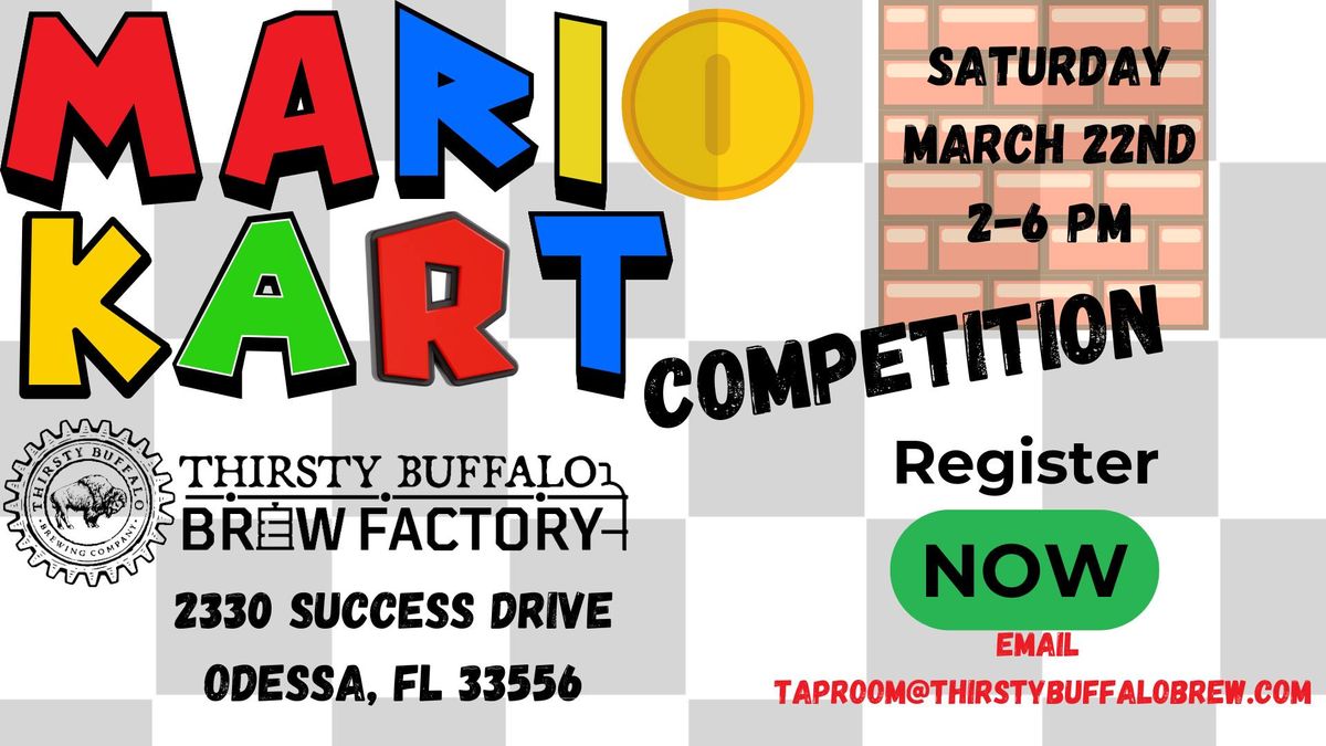 Mario Kart Competition at Thirsty Buffalo Brew Factory! 