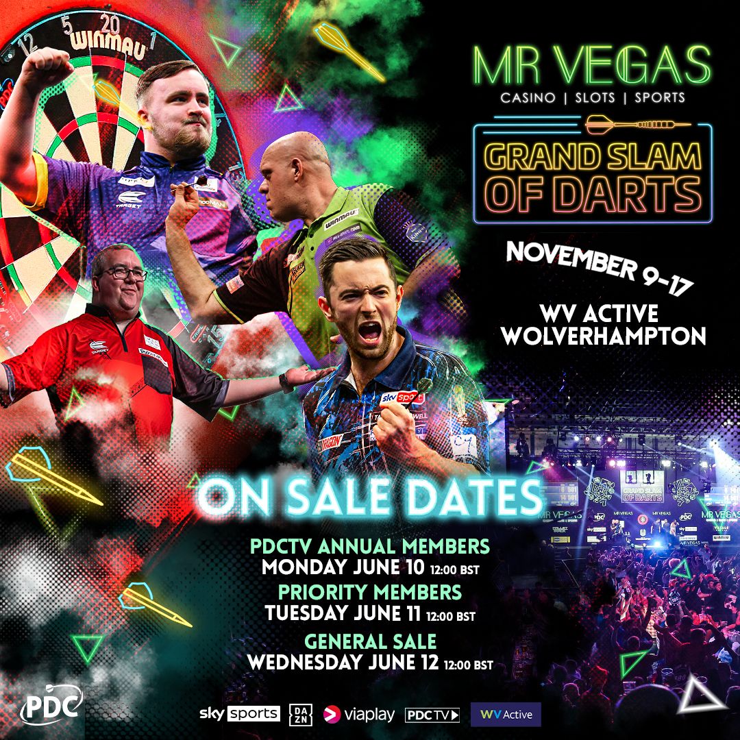 2024 Mr Vegas Grand Slam of Darts at WV Active Aldersley, WV Active