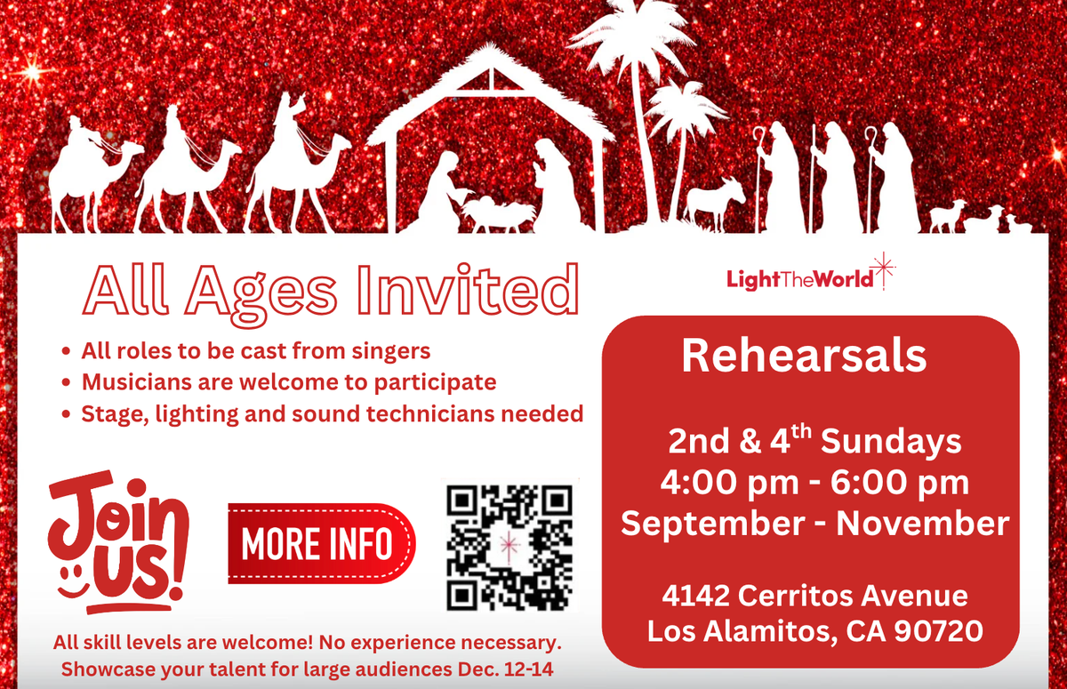 Community Christmas Performance Rehearsals