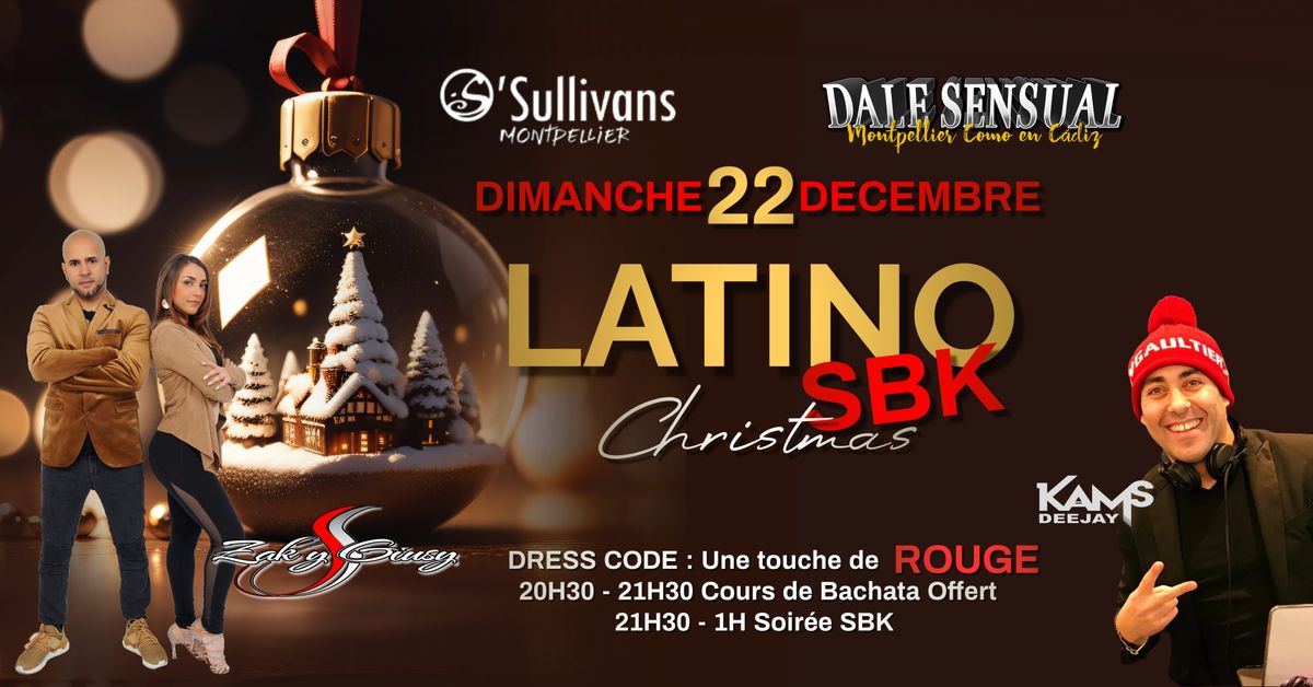 Latino SBK No\u00ebl By DJ Kam's au O'Sullivans Montpellier