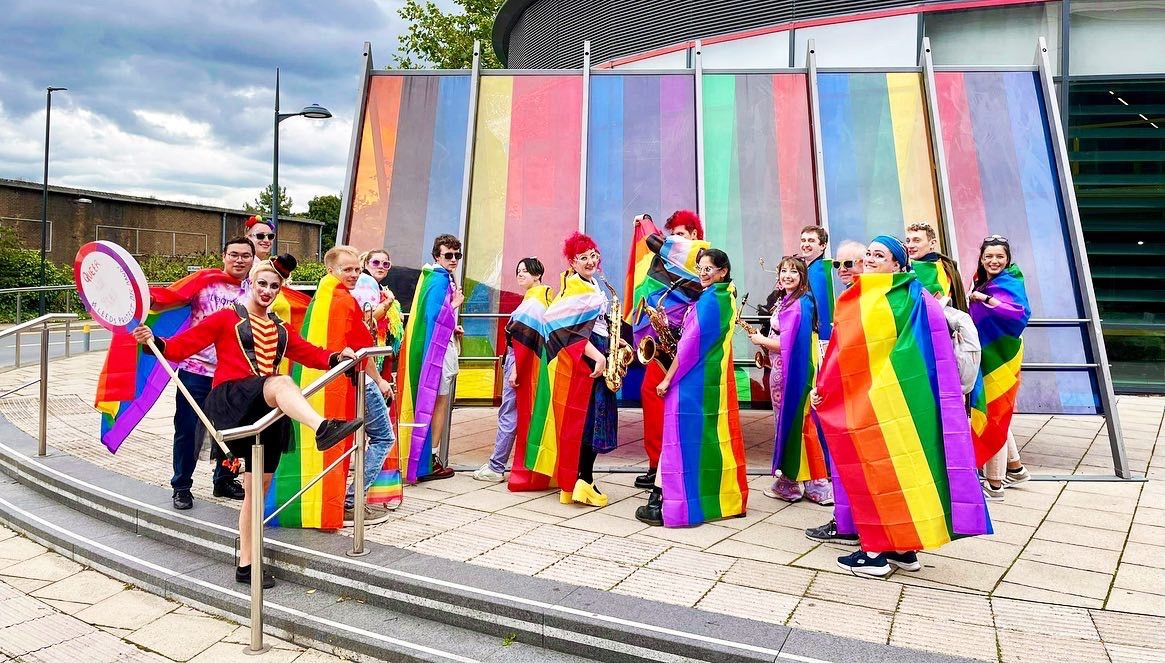 Lavender Cafe Orchestra LGBTQ+ Ball: Ballroom Dance Lesson, Leeds Project Big Band, Masquerade