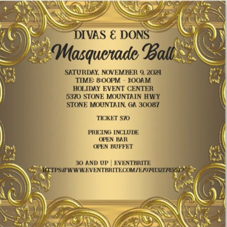 Black & Gold Masquerade Ball