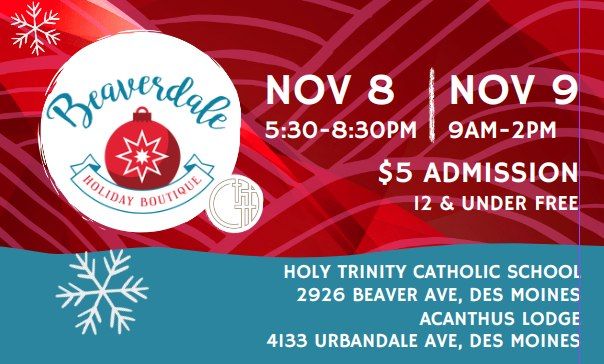 The 47th Annual Beaverdale Holiday Boutique